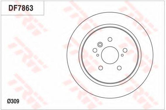 TRW DF7863 гальмівний диск