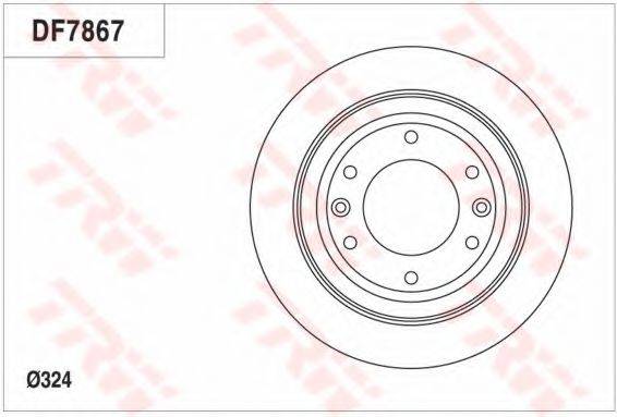 TRW DF7867 гальмівний диск