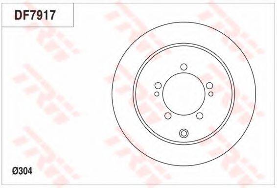 TRW DF7917 гальмівний диск