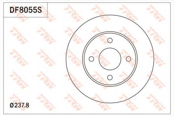 TRW DF8055S гальмівний диск