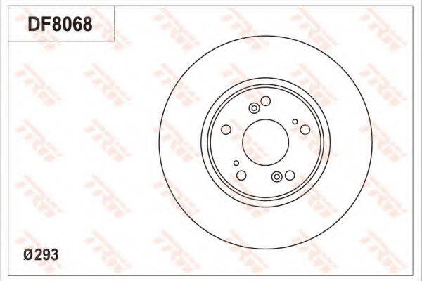 TRW DF8068 гальмівний диск