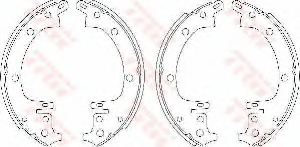 TRW GS7321 Комплект гальмівних колодок