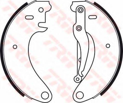 TRW GS8050 Комплект гальмівних колодок