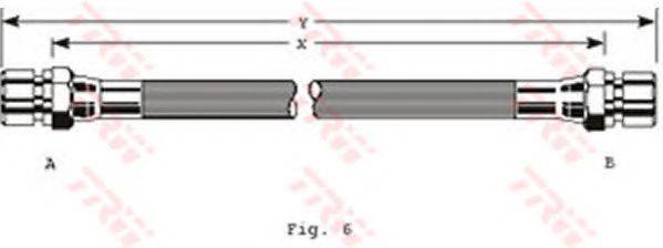 TRW PHA123 Гальмівний шланг