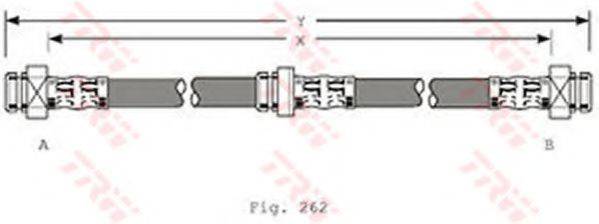 TRW PHA366 Гальмівний шланг