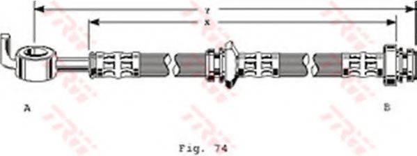 TRW PHD163 Гальмівний шланг