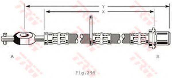 TRW PHD202 Гальмівний шланг