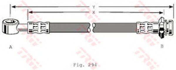 TRW PHD211 Гальмівний шланг