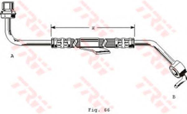 TRW PHD248 Гальмівний шланг