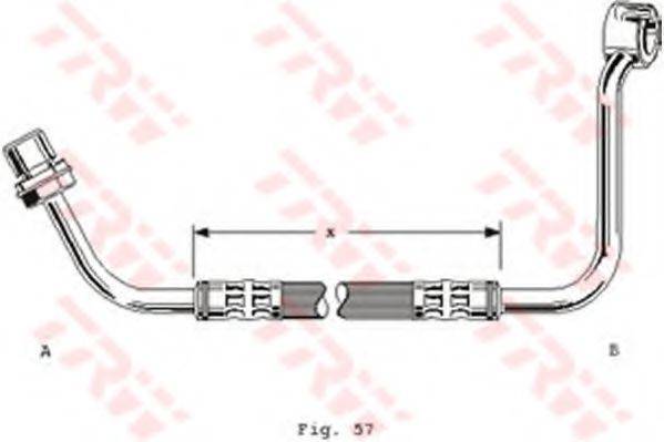 TRW PHD251 Гальмівний шланг