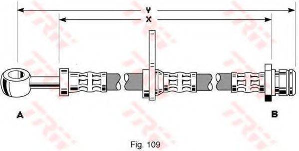 TRW PHD270 Гальмівний шланг