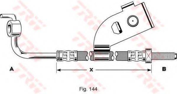 TRW PHD341 Гальмівний шланг