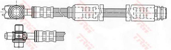 TRW PHD946 Гальмівний шланг