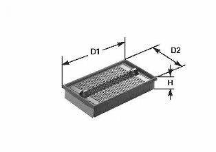 CLEAN FILTERS MA1060 Повітряний фільтр