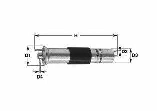 CLEAN FILTERS MBNA1555 Паливний фільтр