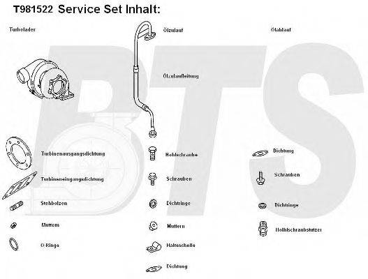 BTS TURBO T981522 Компресор наддув