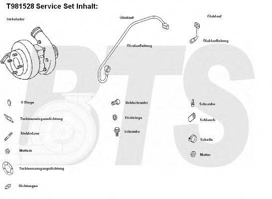 BTS TURBO T981528 Компресор наддув