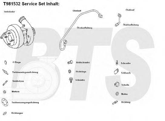 BTS TURBO T981532 Компресор наддув