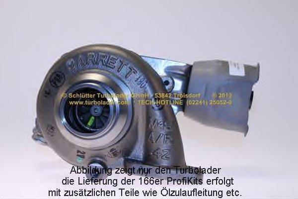 SCHLUTTER TURBOLADER 16600067 Компресор наддув