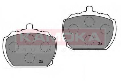 KAMOKA JQ1011666 Комплект гальмівних колодок, дискове гальмо
