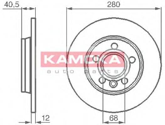 KAMOKA 1032024 гальмівний диск