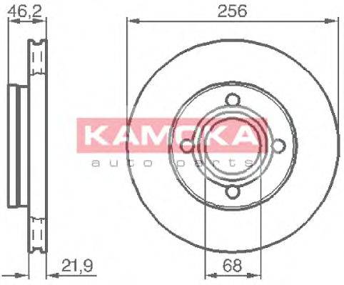 KAMOKA 103386 гальмівний диск