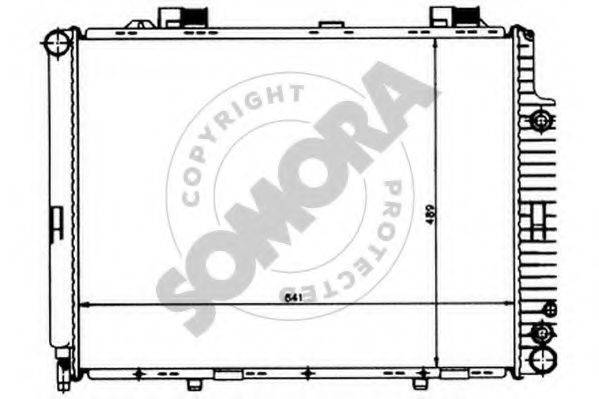 SOMORA 170641 Радіатор, охолодження двигуна