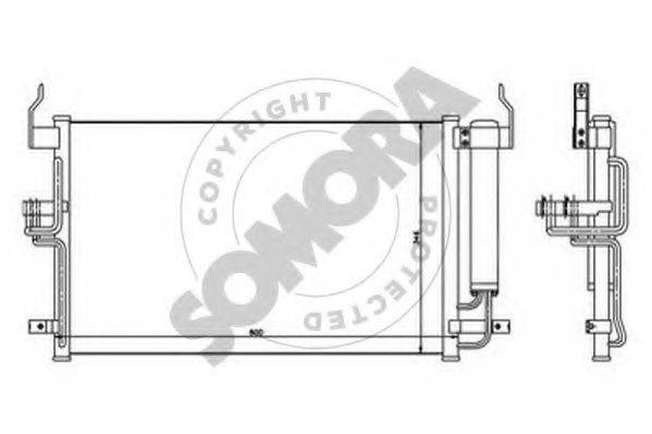 SOMORA 132260 Конденсатор, кондиціонер