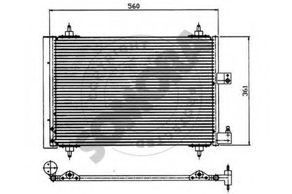 SOMORA 223360 Конденсатор, кондиціонер
