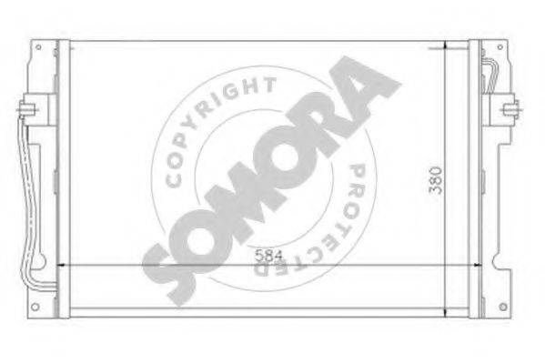 SOMORA 363260 Конденсатор, кондиціонер