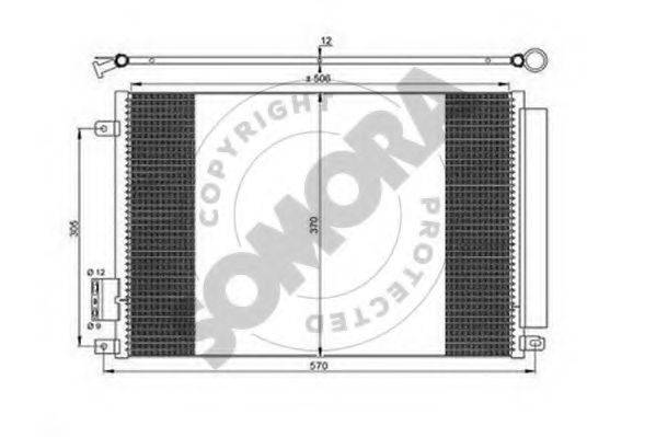 SOMORA 080260 Конденсатор, кондиціонер