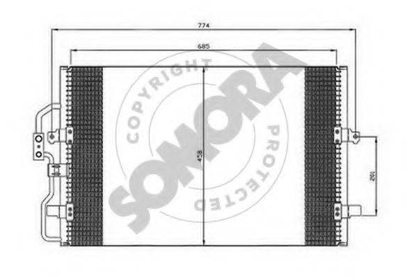 SOMORA 085060 Конденсатор, кондиціонер