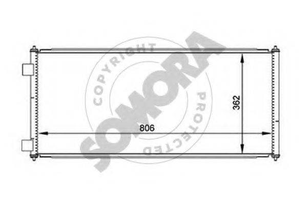 SOMORA 094460 Конденсатор, кондиціонер