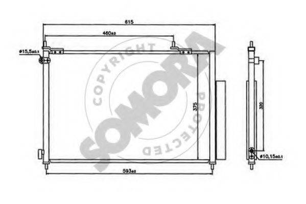 SOMORA 127160A Конденсатор, кондиціонер