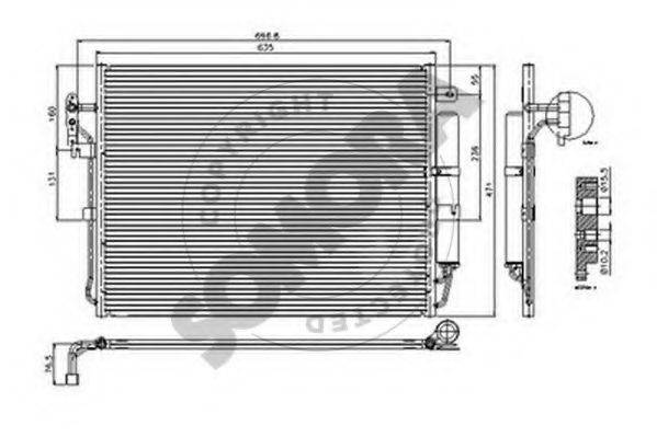 SOMORA 151360 Конденсатор, кондиціонер