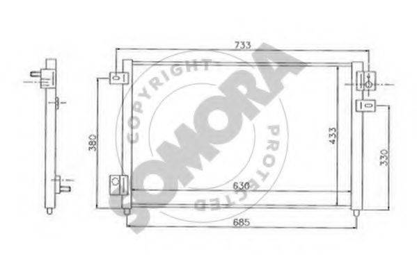 SOMORA 155060A Конденсатор, кондиціонер