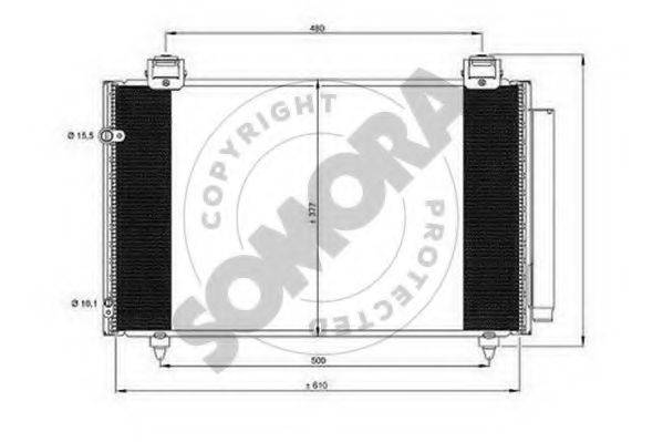 SOMORA 318160A Конденсатор, кондиціонер