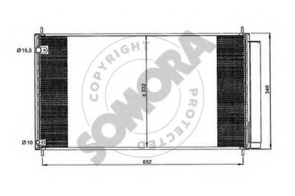 SOMORA 318260A Конденсатор, кондиціонер