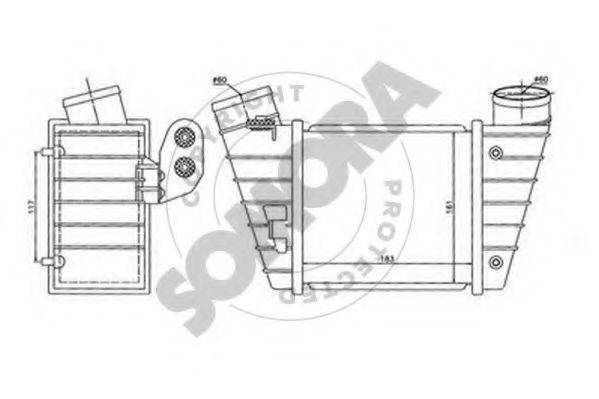 SOMORA 025045L Інтеркулер