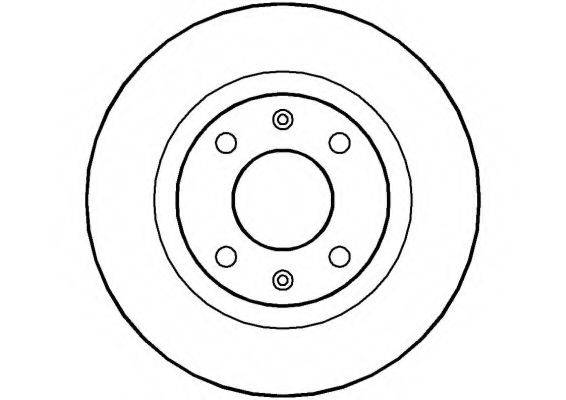 NATIONAL NBD022 гальмівний диск