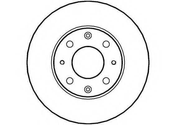 NATIONAL NBD027 гальмівний диск