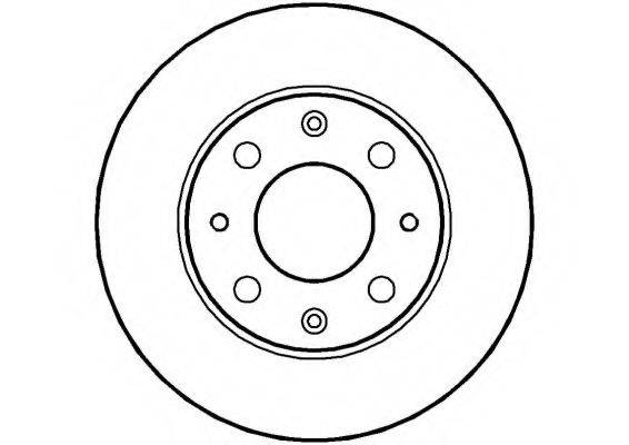 NATIONAL NBD059 гальмівний диск