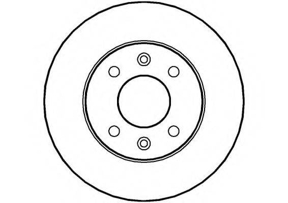 NATIONAL NBD083 гальмівний диск