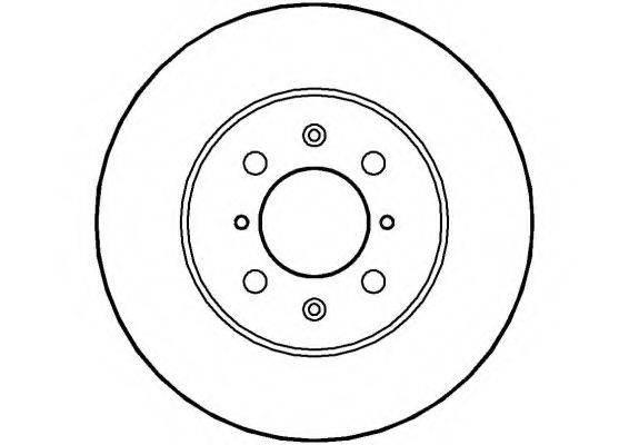 NATIONAL NBD091 гальмівний диск