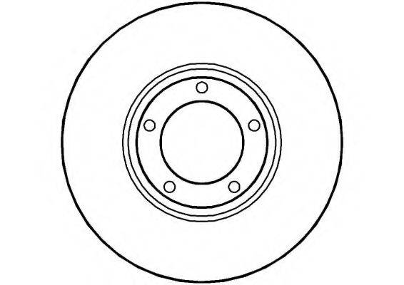 NATIONAL NBD097 гальмівний диск