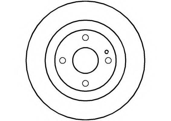 NATIONAL NBD1006 гальмівний диск