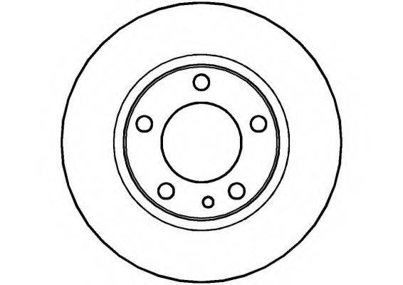 NATIONAL NBD102 гальмівний диск
