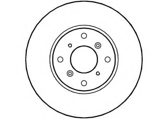 NATIONAL NBD1039 гальмівний диск