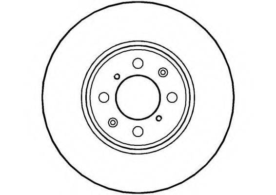 NATIONAL NBD1128 гальмівний диск