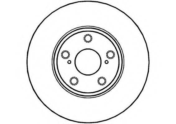 NATIONAL NBD1171 гальмівний диск